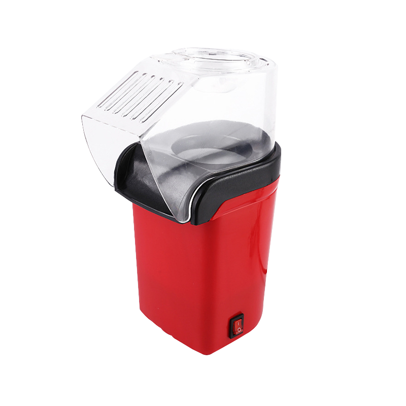 Machine à pop-corn en aluminium rouge, modèle PM-1200, prise européenne