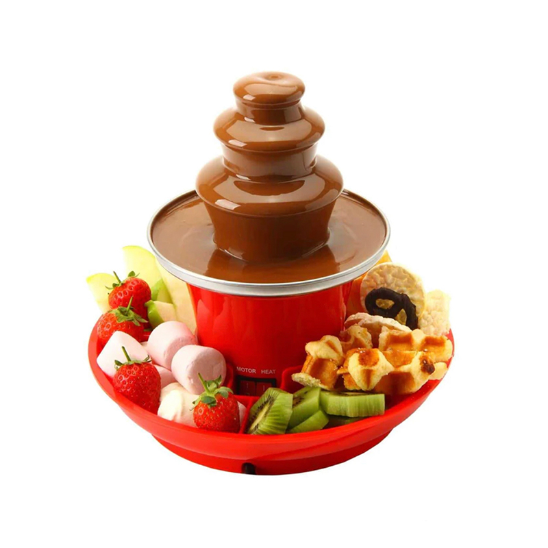 Mini fontaine à chocolat en acier inoxydable orange modèle JK-111